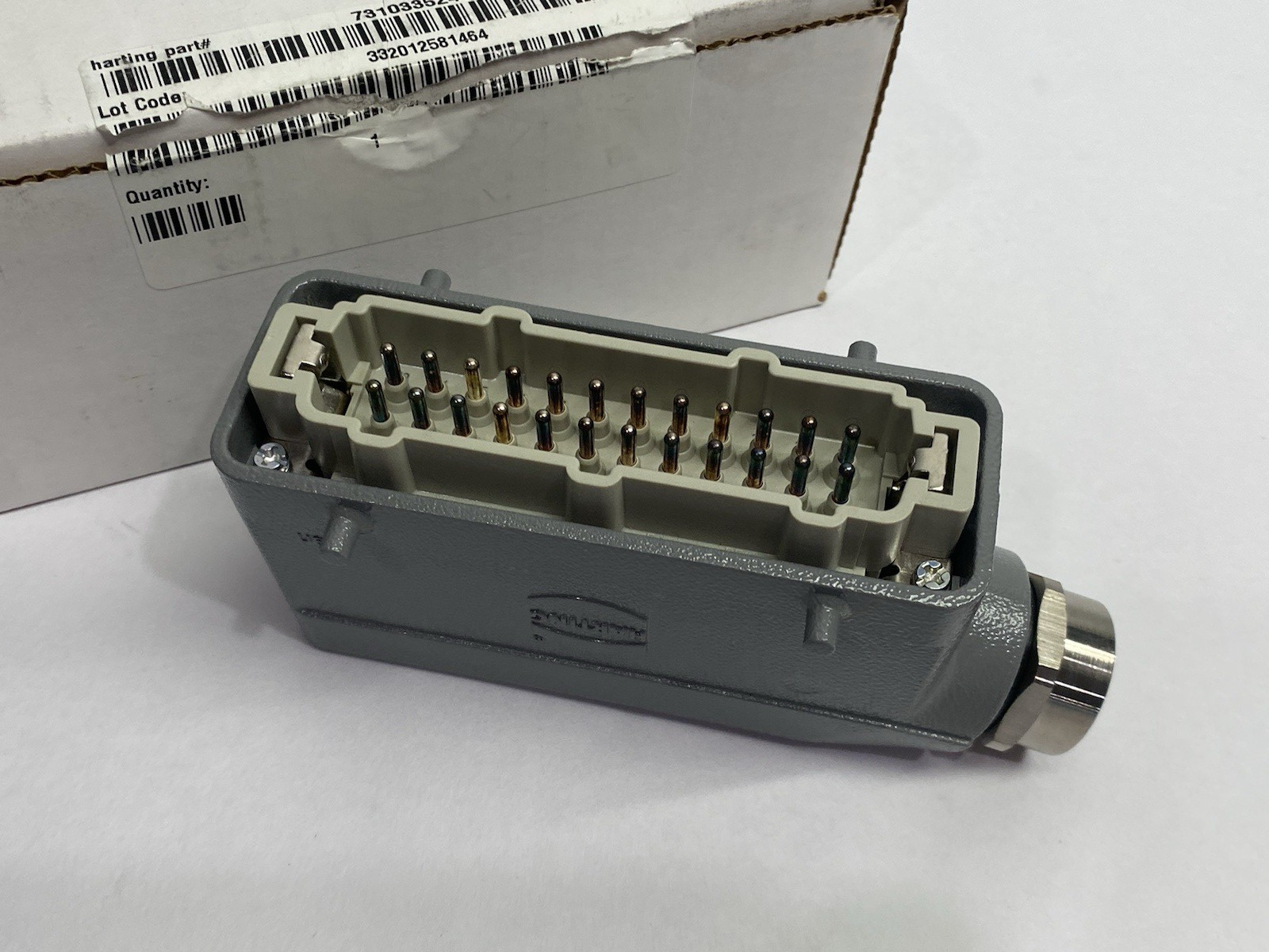 7310335240000 | Harting Heavy Duty Power Connector, Hood & Insert HAN KIT 24B - New Other - Maverick Industrial Sales
