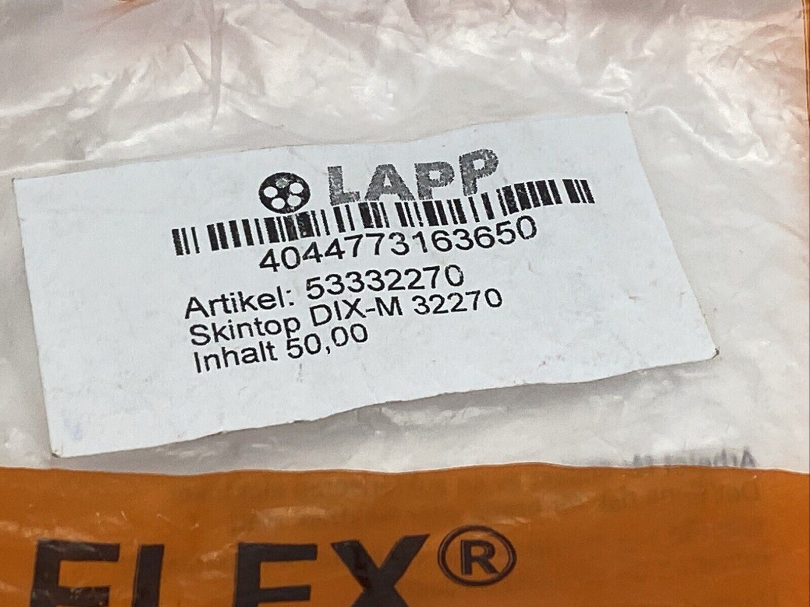 Lapp 53332270 SKINTOP DIX-M Multi Cable Sealing Bushing 2x 0.275" Holes PKG 27 - Maverick Industrial Sales