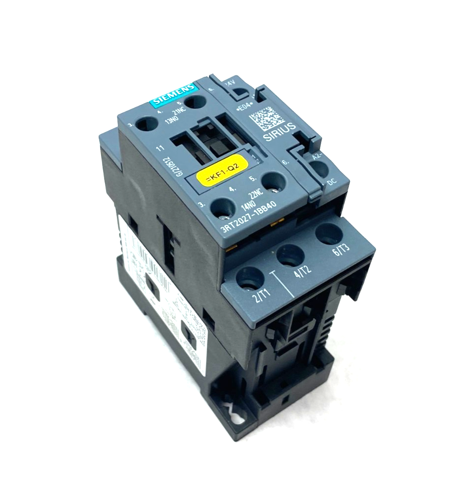 Siemens 3RT2027-1BB40 SIRIUS Power Contactor AC-3e/AC-3, 3-Pole 32A - Maverick Industrial Sales