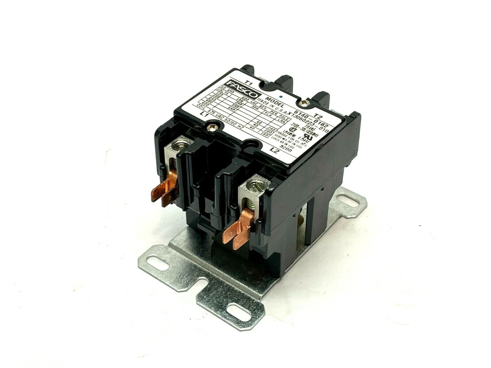 Fasco 5140-0162 Relay Contactor, CTR01267 A, X13060223-010 Trane 3100-30L10369ME - Maverick Industrial Sales