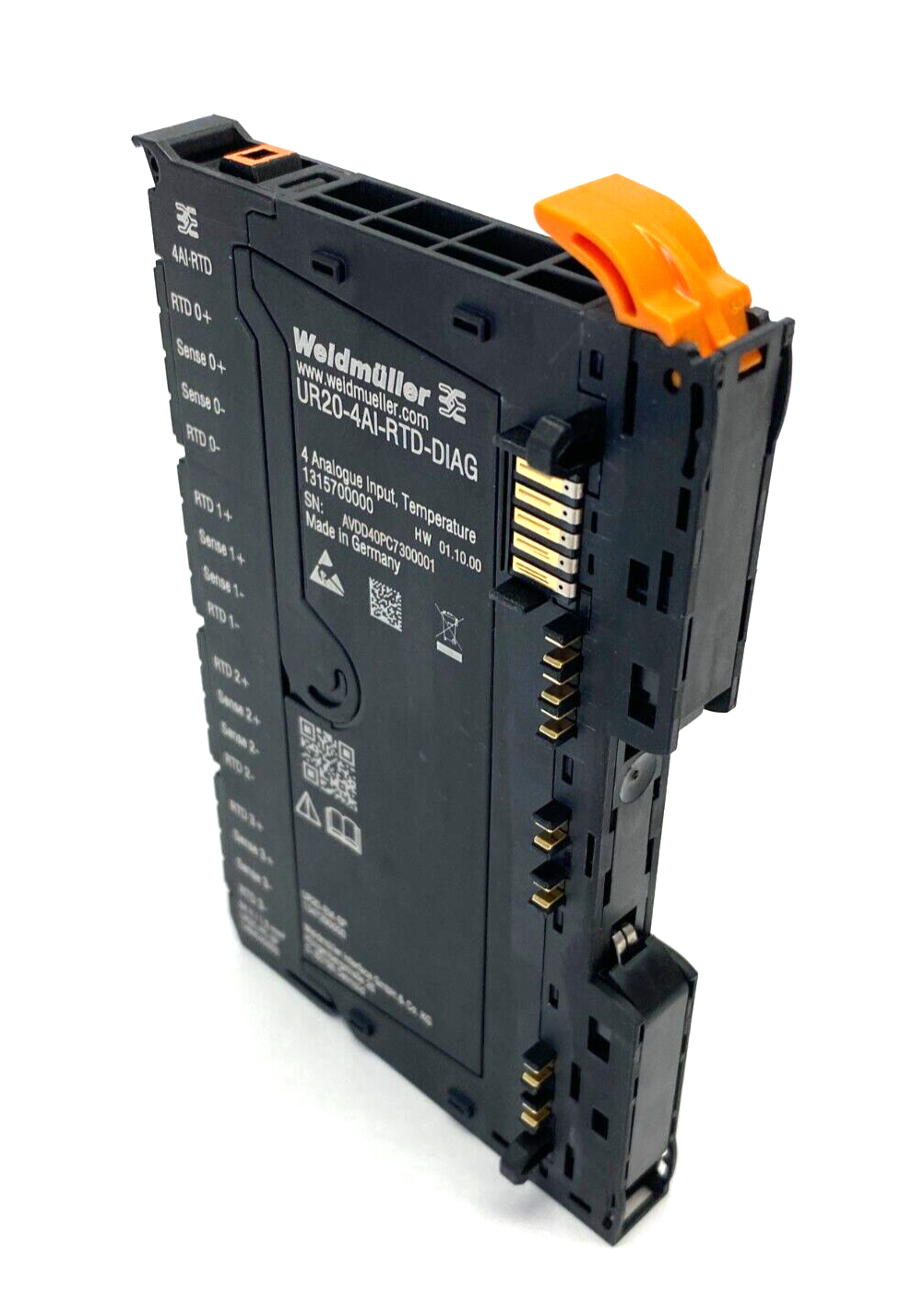 Weidmüller 1315700000 Remote I/O Temp Module Analog Signals UR20-4AI-RTD-DAIG - Maverick Industrial Sales