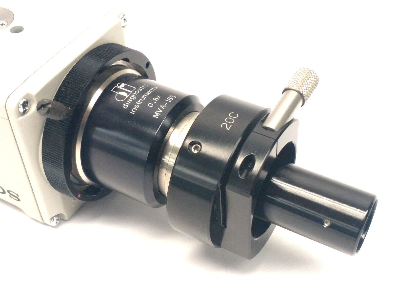 Sony DXC-960MD 3CCD CCD-IRIS Color Video Camera 12V & MVA-185 Microscope Adapter - Maverick Industrial Sales