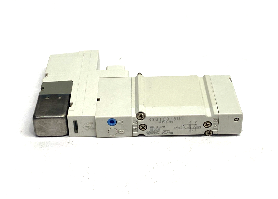 SY3100-5U1 | SMC Solenoid Valve MISSING PLASTIC COVER - Used - Maverick Industrial Sales