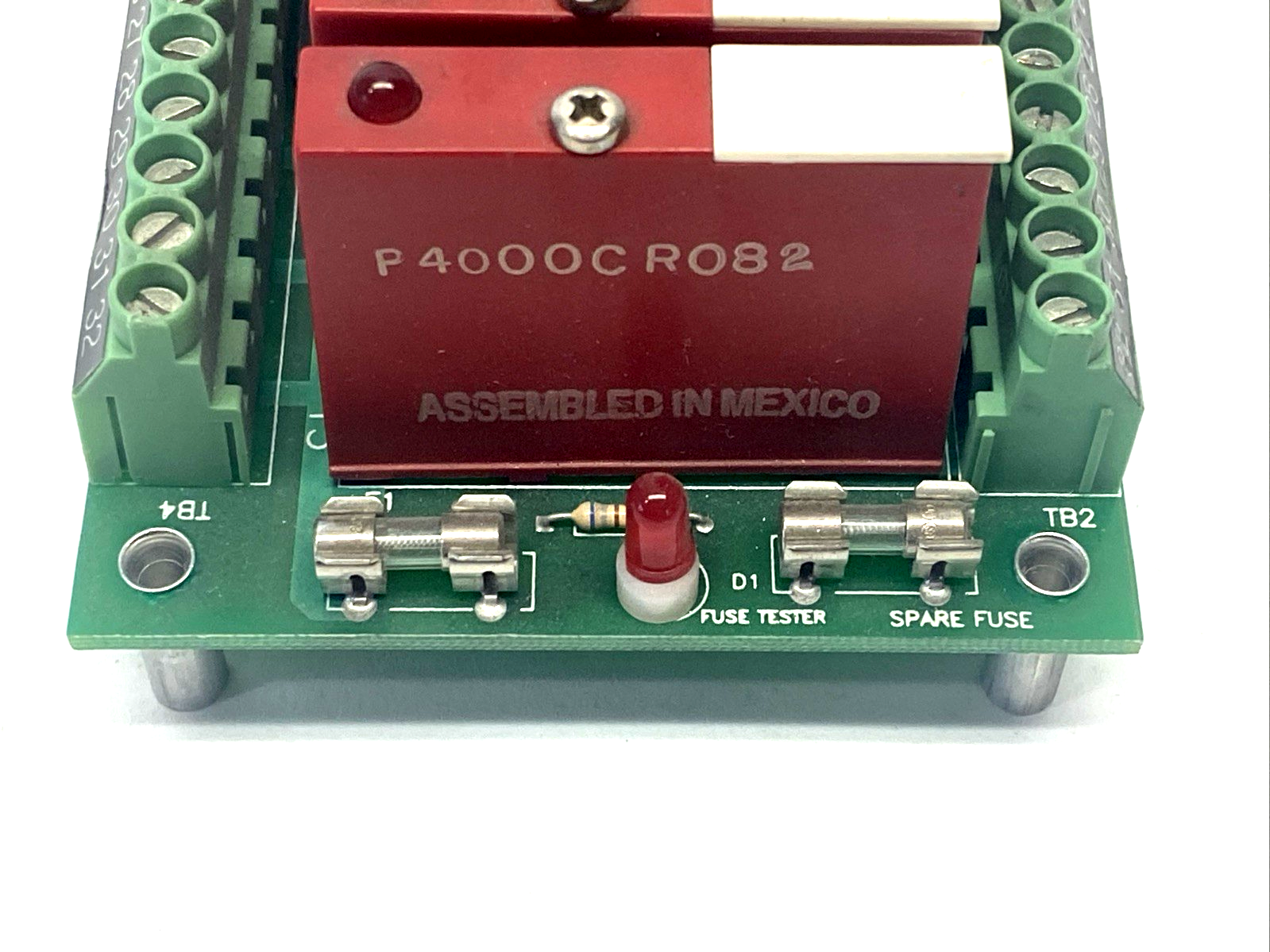 Crouzet PB-16C4-T I/O Module Board 57-461 Rev B w/ Modules C40AC & C40DC - Maverick Industrial Sales