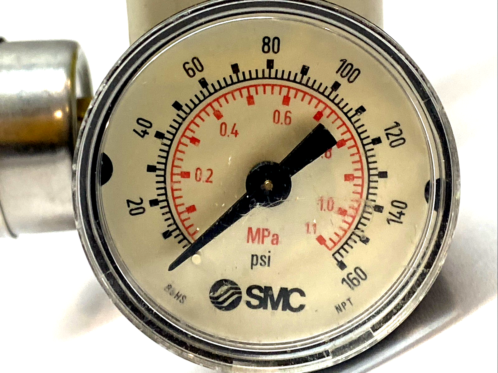 SMC IR1020-N01 Precision Regulator 1/8" NPT w/ 2 Pressure Gauges - Maverick Industrial Sales