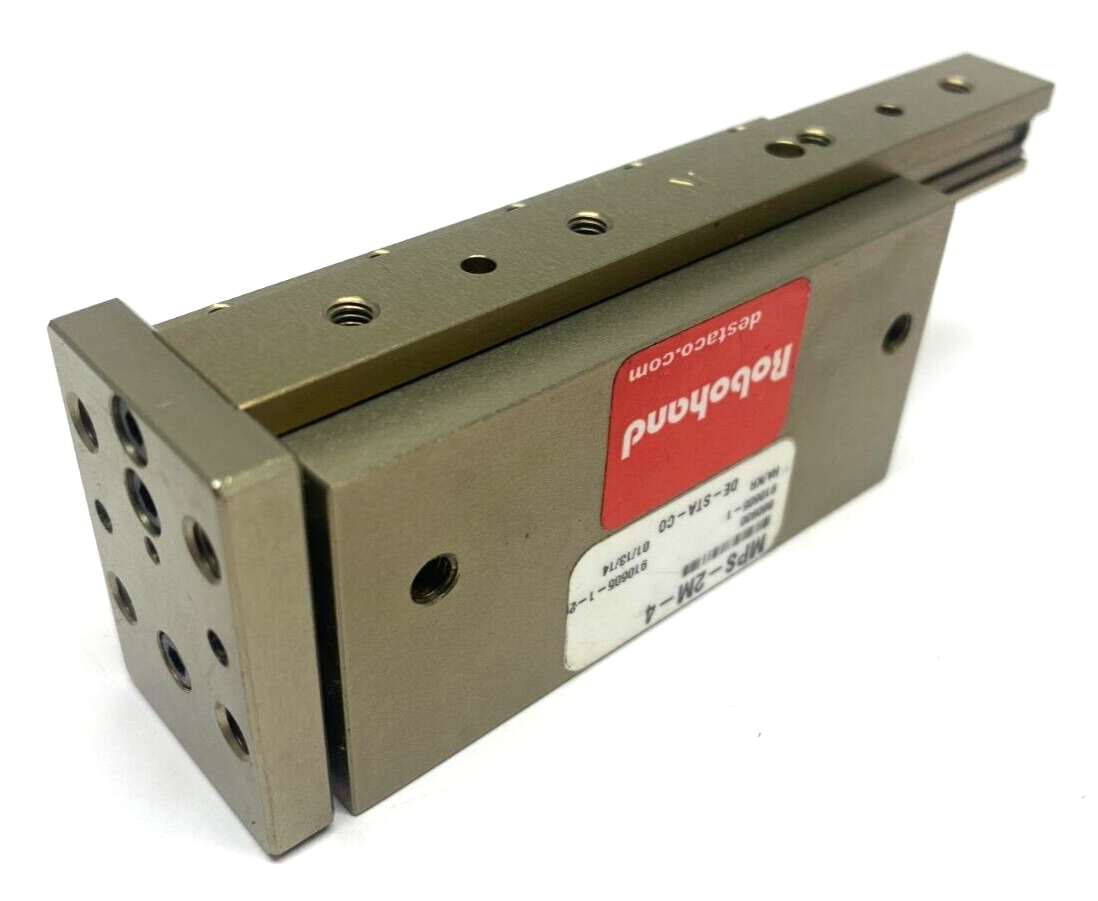 Destaco Robohand MPS-2M-4 Miniature Dual-V Roller Bearing Slide Magnetic Piston - Maverick Industrial Sales