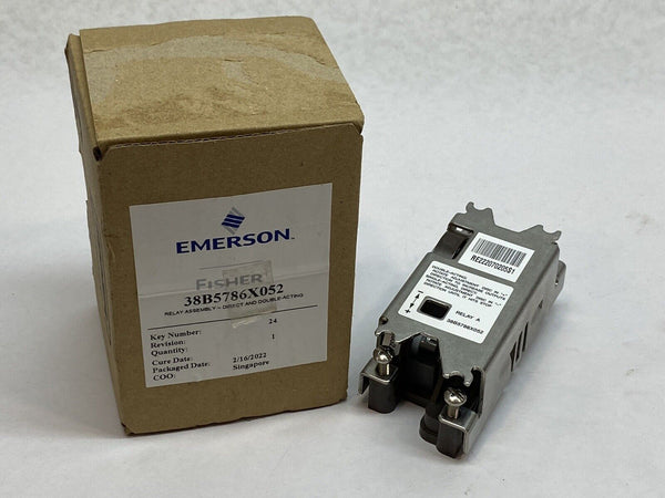 Emerson Fisher 38B5786X052 Relay Assembly Direct & Double-Acting - Maverick Industrial Sales