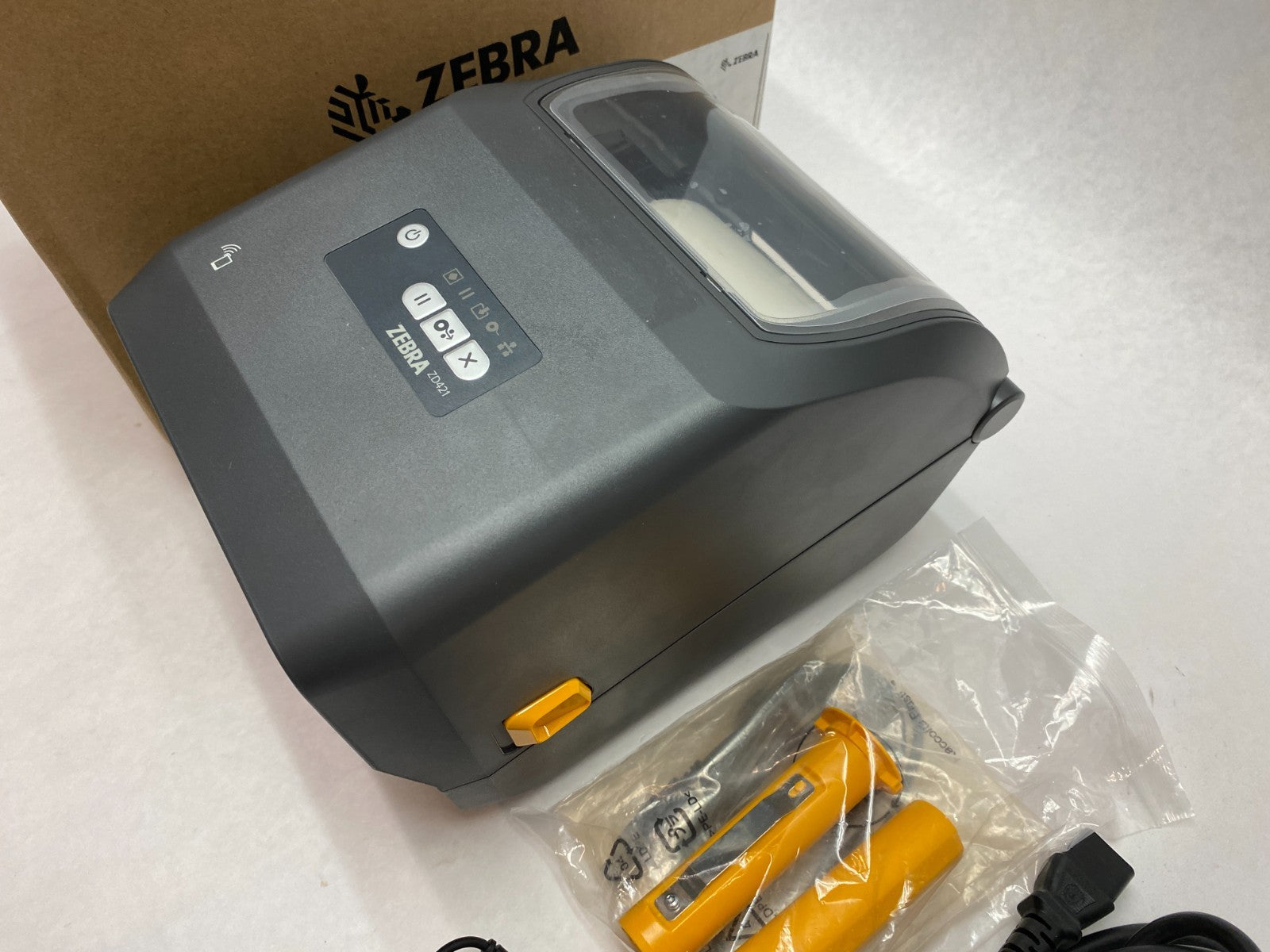 Zebra ZD4A043-301E00EZ Thermal Transfer Barcode Label Printer, ZD421t, 300 DPI - Maverick Industrial Sales