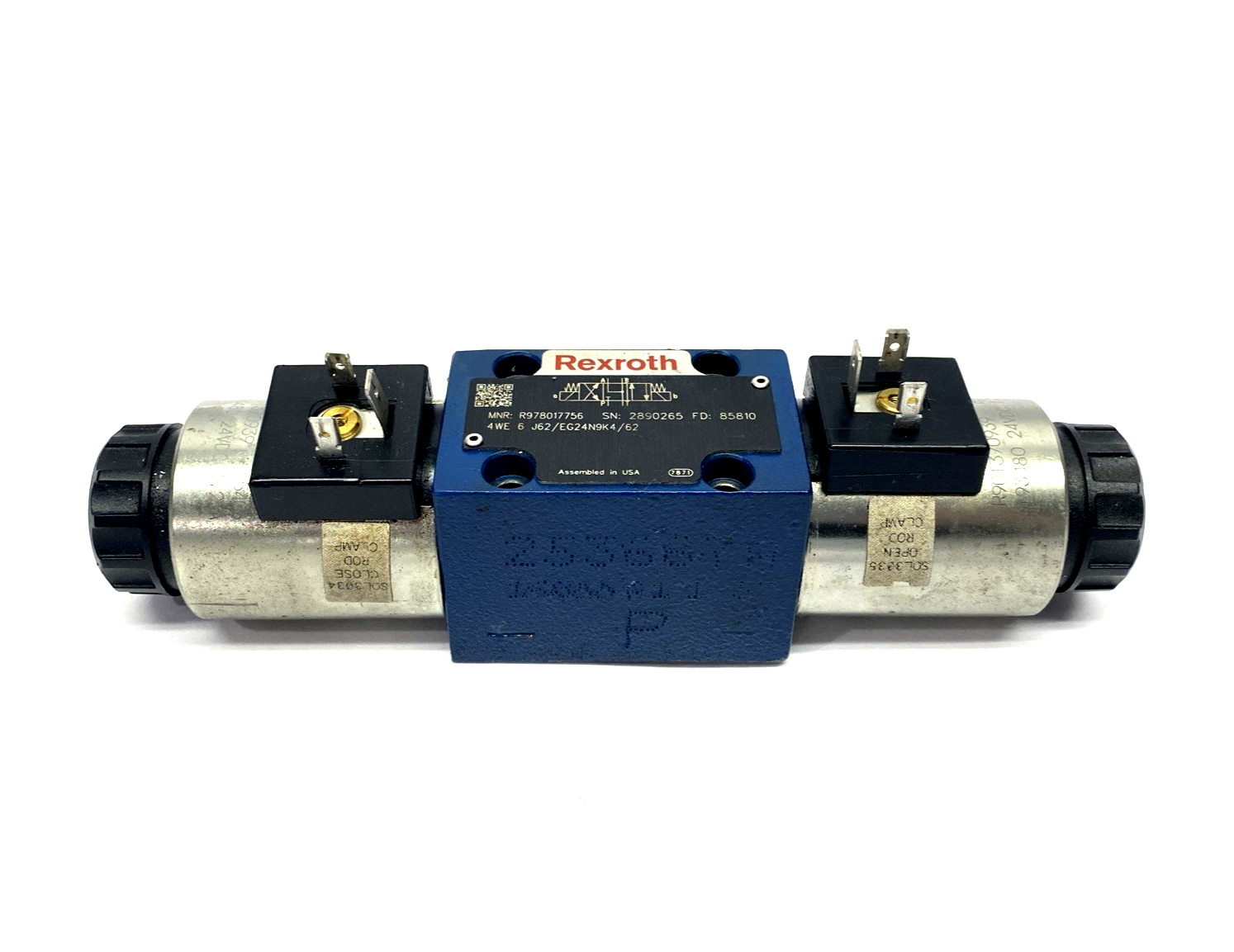 Bosch Rexroth R978017756 Directional Spool Valve 4WE6J62/EG24N9K4/62 - Maverick Industrial Sales