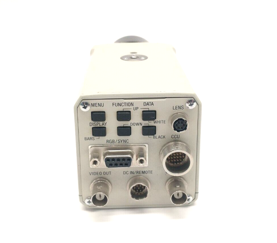 Sony DXC-960MD 3CCD CCD-IRIS Color Video Camera 12V & MVA-185 Microscope Adapter - Maverick Industrial Sales