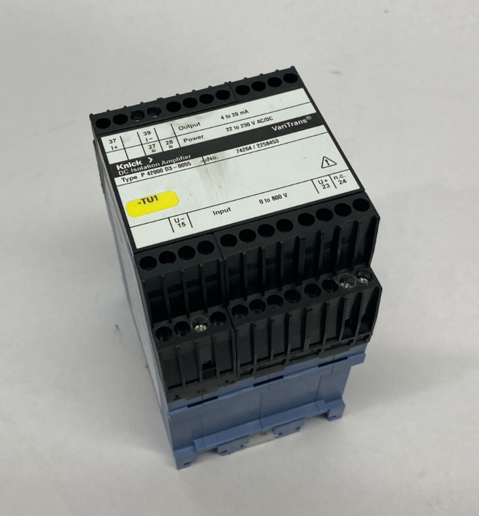 Knick P42000 D3-0055 VariTrans DC-Isolation Amplifier 74264/2258453 - Maverick Industrial Sales