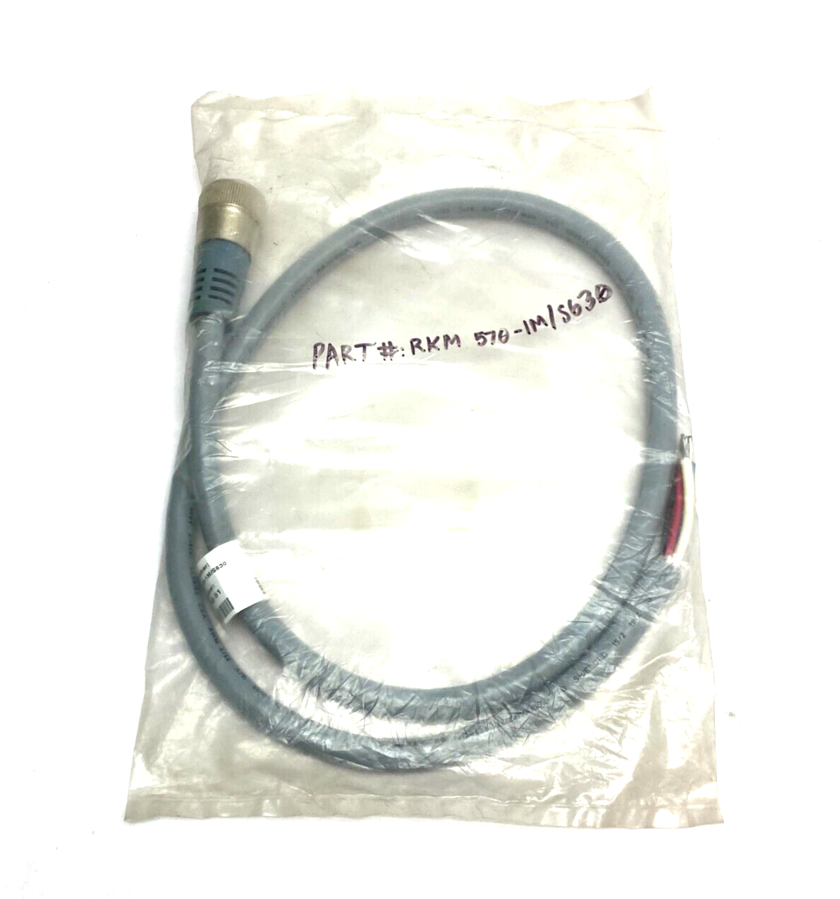 Turck RKM 570-1M/S630 BusStop Single Ended Cordset Female 7/8"-16 UN U0133-51 - Maverick Industrial Sales