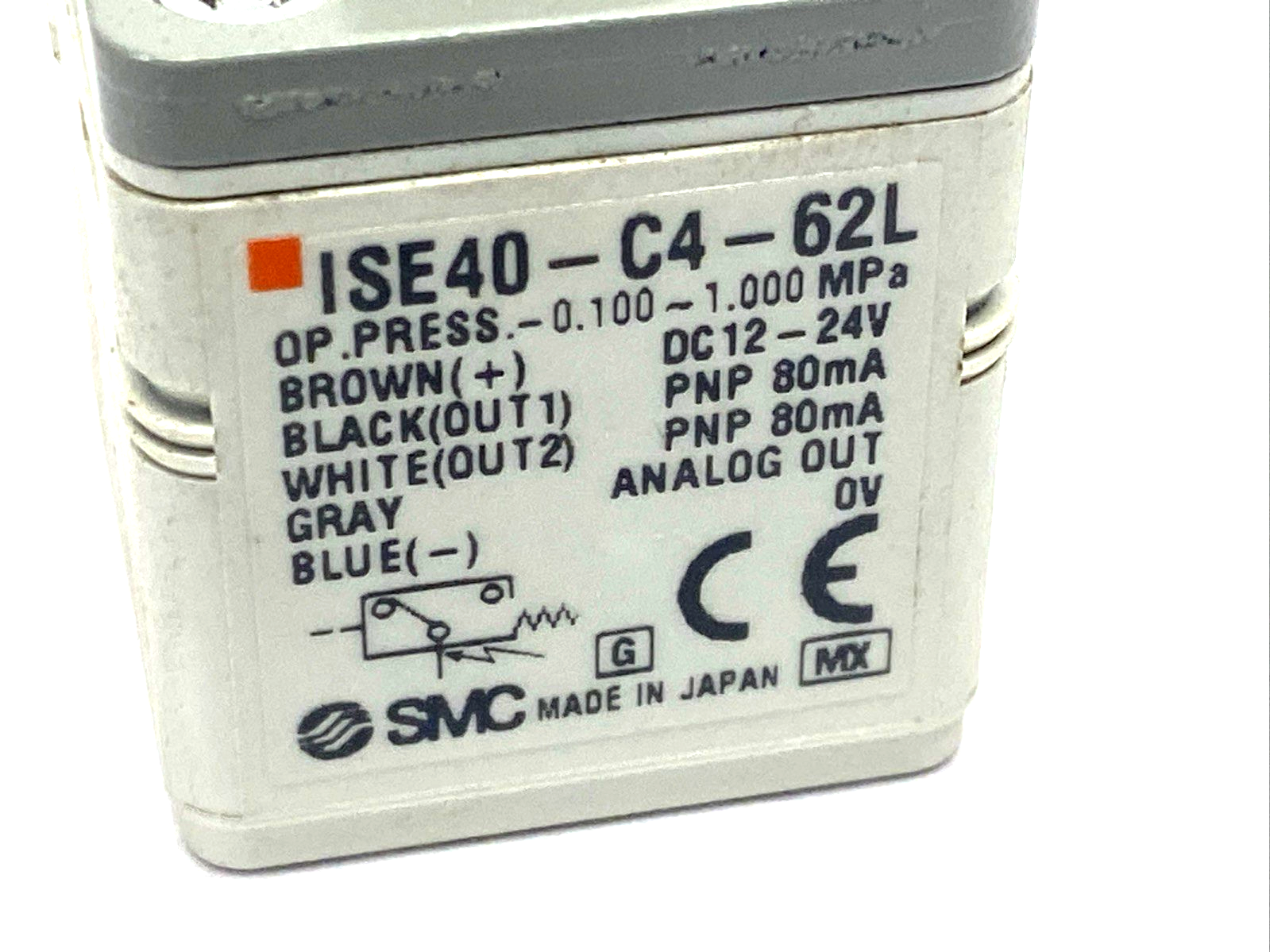 SMC ISE40-C4-62L Digital Adjustable Pressure Switch - Maverick Industrial Sales