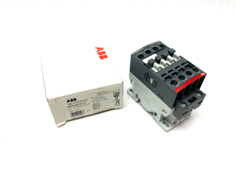 ABB 1SBL137201R1300 4-Pole IEC Contactor 100-250V 50/60Hz AF09-40-00-13 - Maverick Industrial Sales