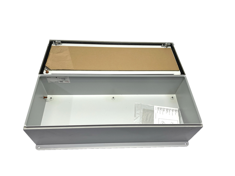 Hoffman LWC236016 Landscape Enclosure w/ Window 230x600x155mm, MISSING HINGE PIN - Maverick Industrial Sales