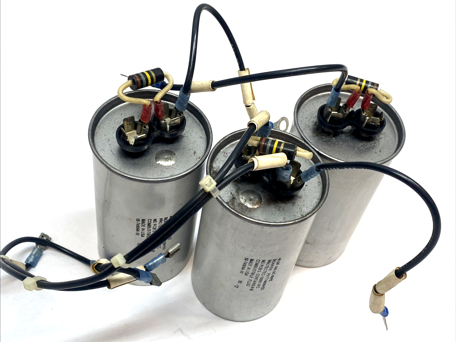 P91T14406H50 | Ronken Capacitor 30MF 440VAC 60Hz LOT OF 3 - Used - Maverick Industrial Sales