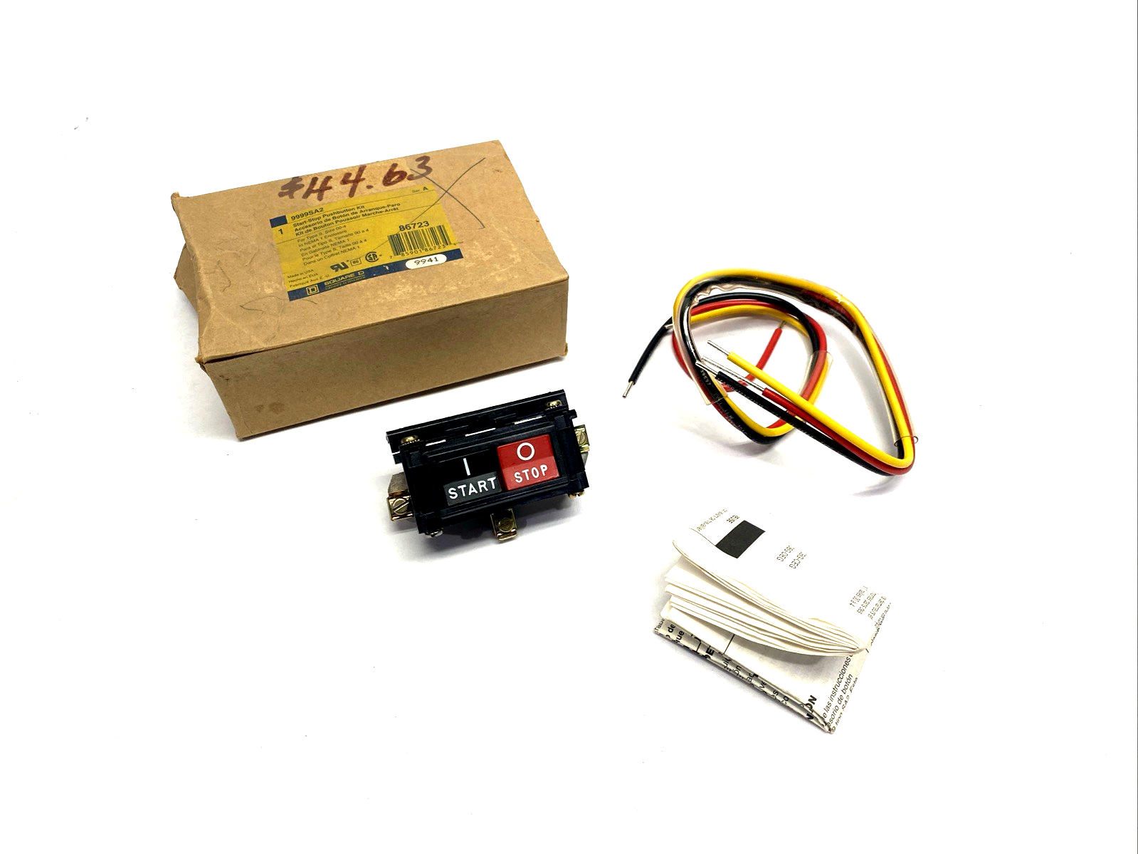 9999SA2 | Square D NEMA Motor Starter & Contactor Start/Stop Push Button, Type S - New - Maverick Industrial Sales