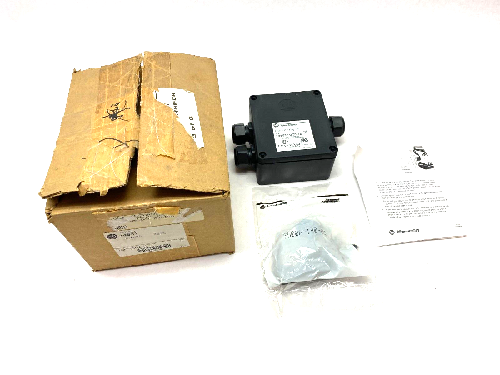 Allen Bradley 1485T-P2T5-T5 Ser. C PowerTap DeviceNet Power Device, 24VDC - Maverick Industrial Sales