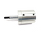 Fabco-Air E-221-XDR-E-MR1 Compact Round Double Rod Pneumatic Cylinder 1/8" NPT - Maverick Industrial Sales