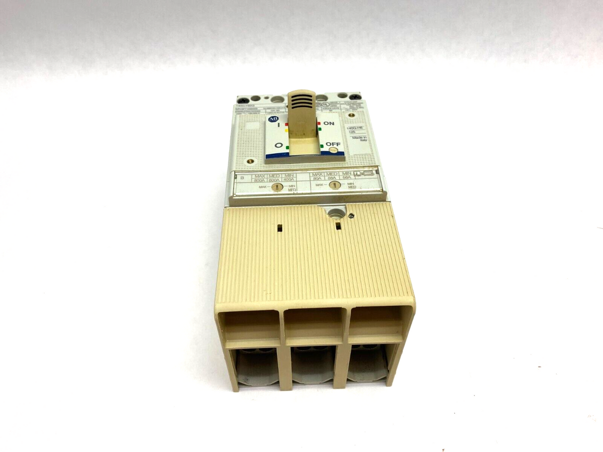 140G-H6F3-C80 | Allen Bradley Ser. A Molded Case Circuit Breaker H Frame - Used - Maverick Industrial Sales