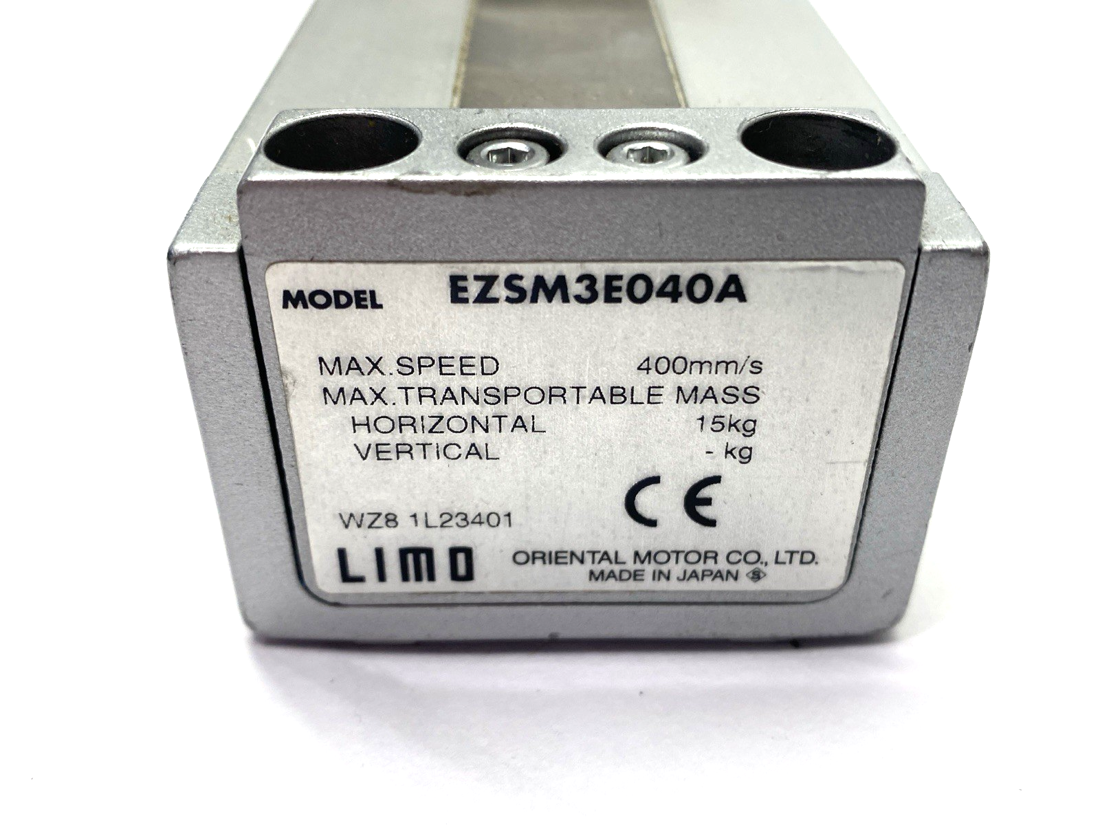 EZSM3E040A | Oriental Motor EZ Limo Motorized Linear Slide 15.75" Stroke - Used - Maverick Industrial Sales