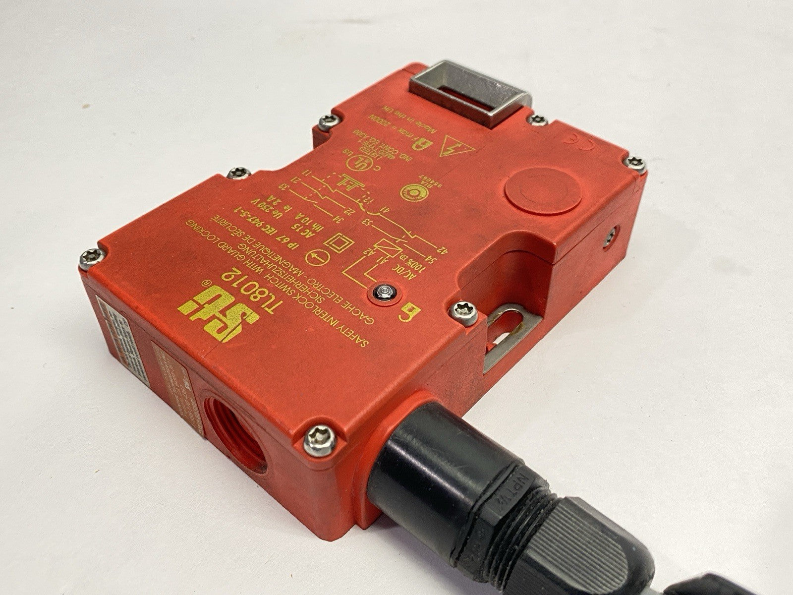 STI 44519-1090 TL8012 Safety Interlock Switch NO KEY - Maverick Industrial Sales