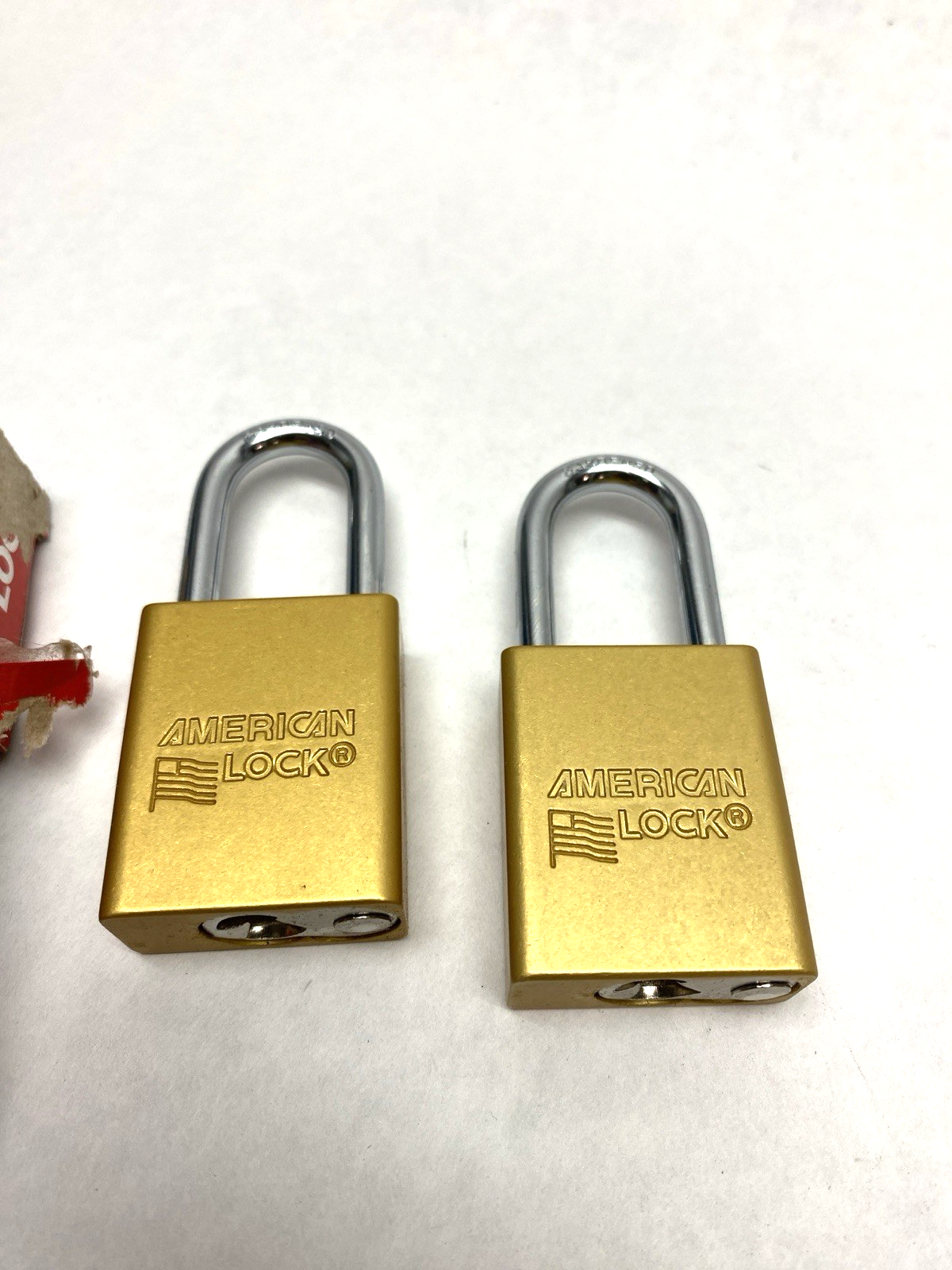 American Lock A1106KAYLW 1100 Series Lockout Lock LOT OF 2 - Maverick Industrial Sales