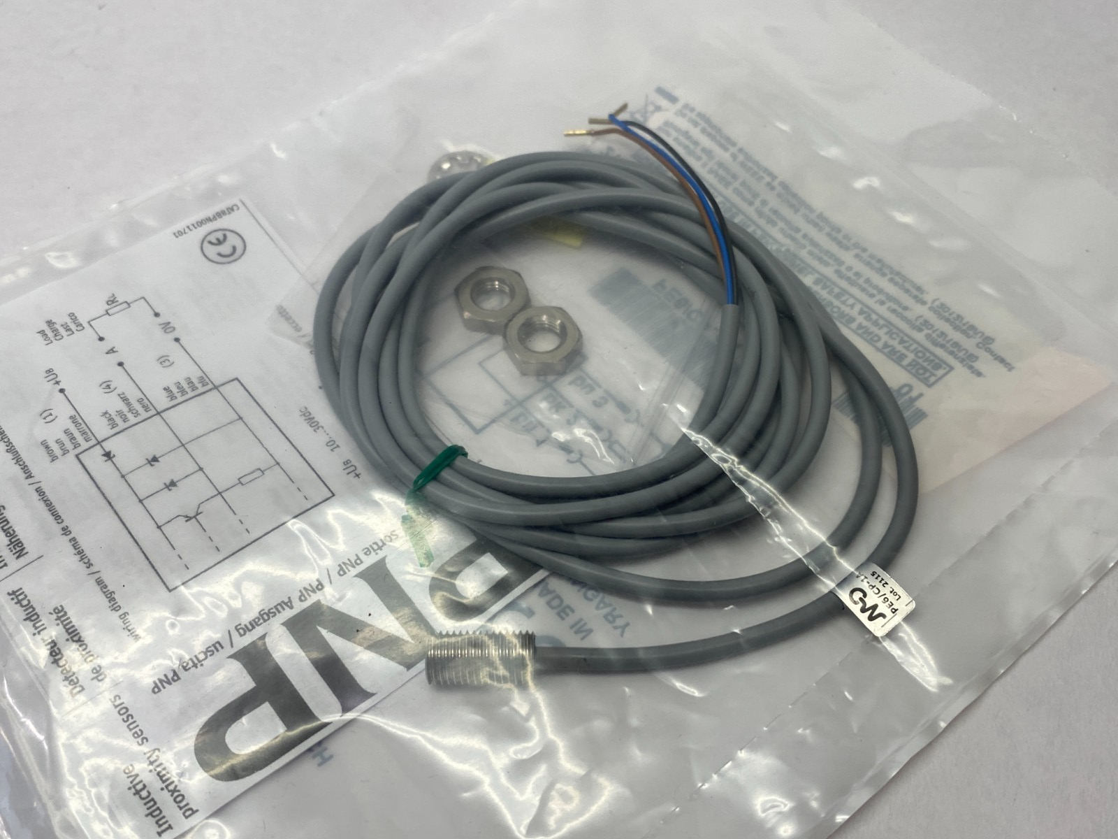 Micro Detectors PE6/CP-1A Inductive Proximity Switch Sensor 10-30VDC - Maverick Industrial Sales