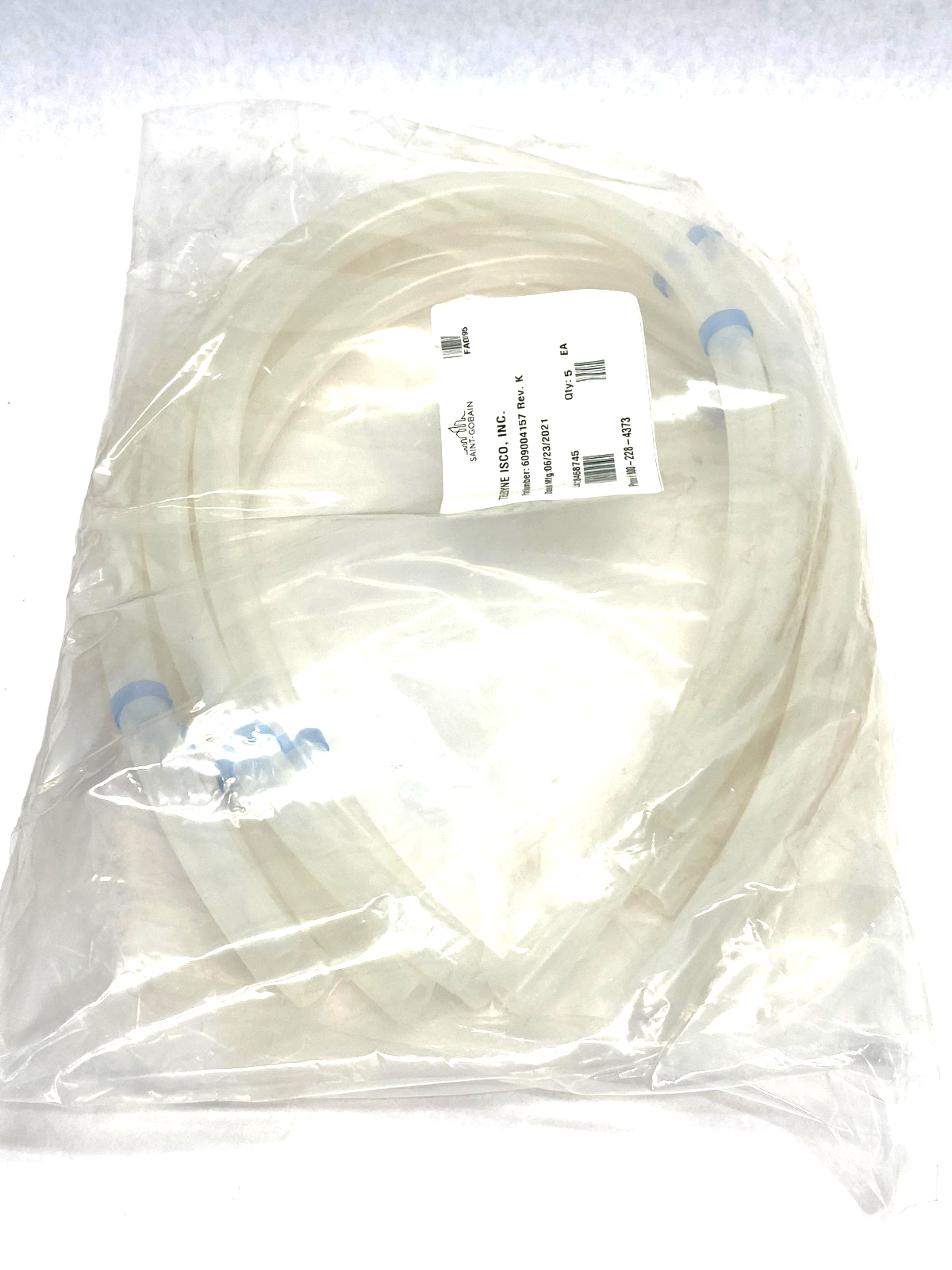 Teledyne 609004157 Silicone Rubber Replacement Pump Hose PKG OF 5 - Maverick Industrial Sales