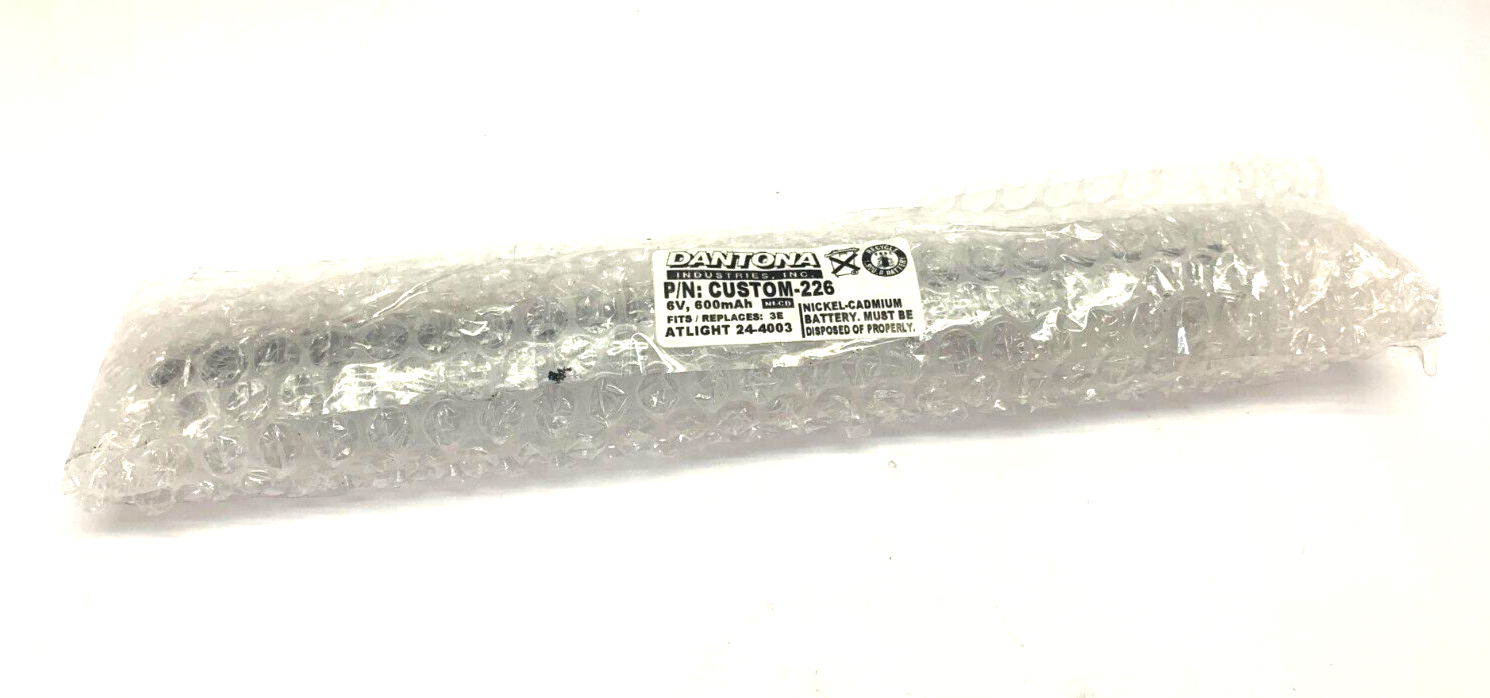 Dantona CUSTOM-226 Nickel Metal Hydride Battery 6 Volt 600 mAh 5-Cell - Maverick Industrial Sales