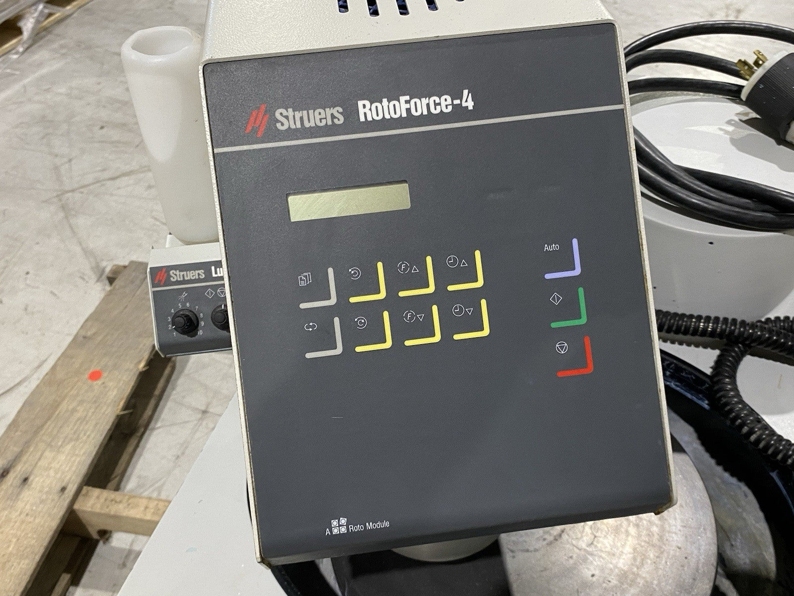 Struers 05286136 RotoPol-35 Lab Polishing/Grinder w/ 05256136 RotoForce-4 Head - Maverick Industrial Sales