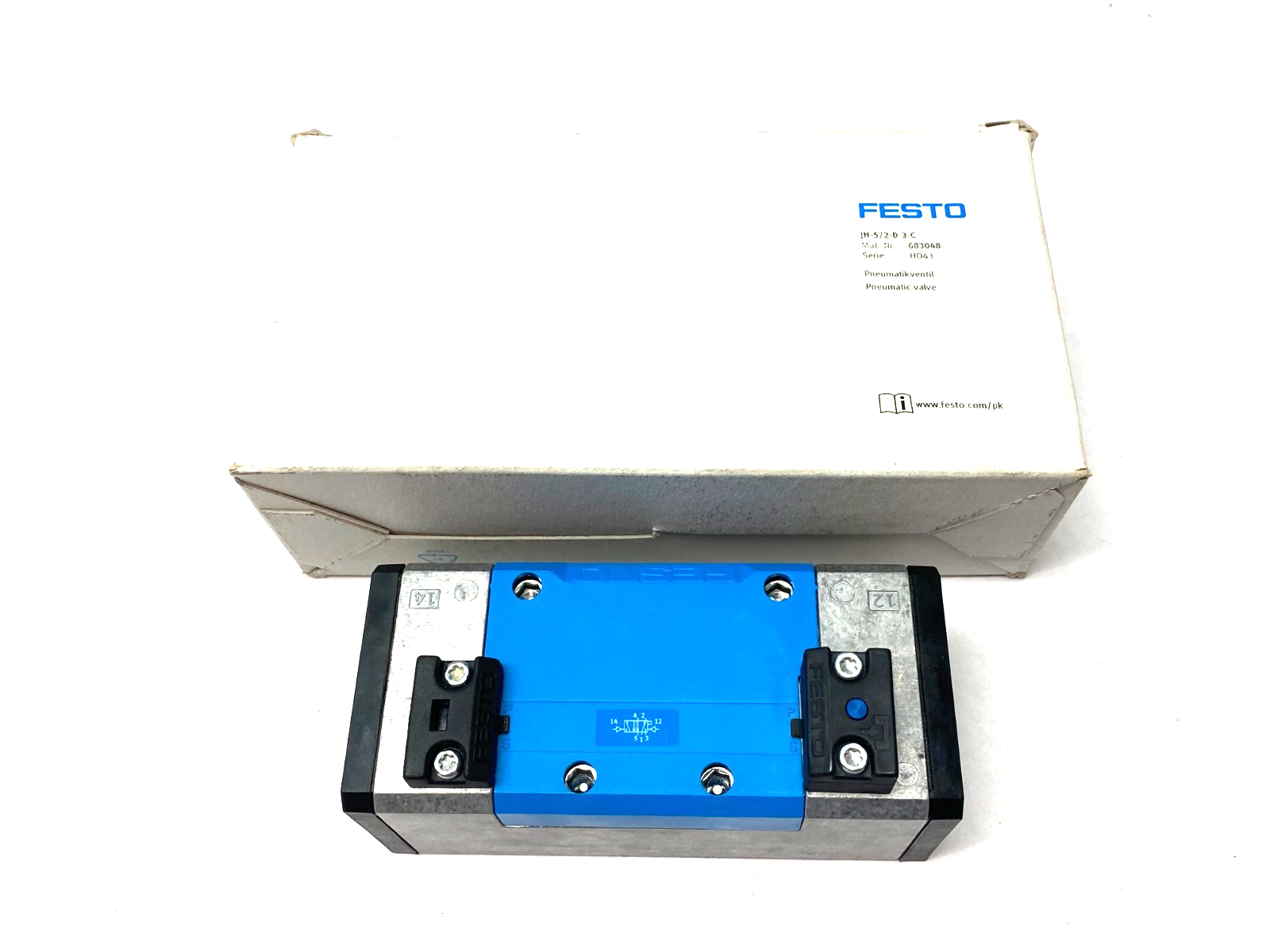 Festo JH-5/2-D-3-C Pneumatic Valve 5/2, Bistable 683048 - Maverick Industrial Sales