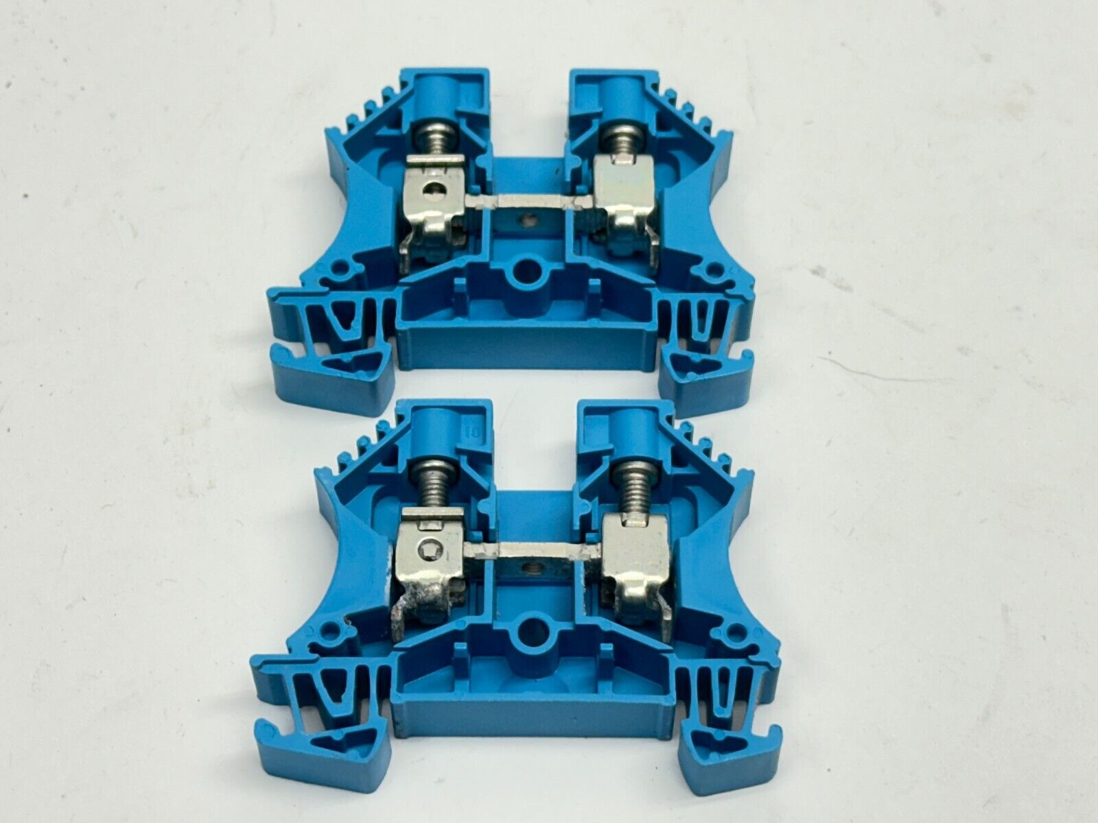 Weidmuller 1020380000 WDU 10 BL Terminal Block 57A 1000V LOT OF 2 - Maverick Industrial Sales