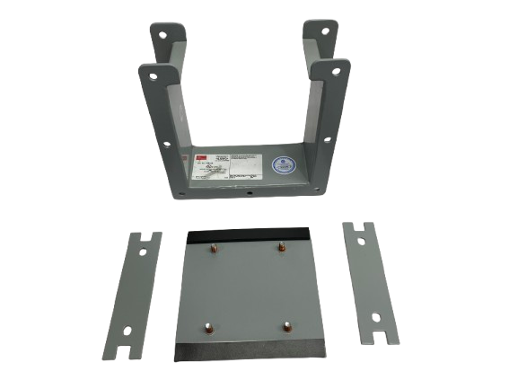 Hoffman F66LN3 Nipple Lay-in Hinged-Cover Gray 6" x 6" x 3" 19950 - Maverick Industrial Sales