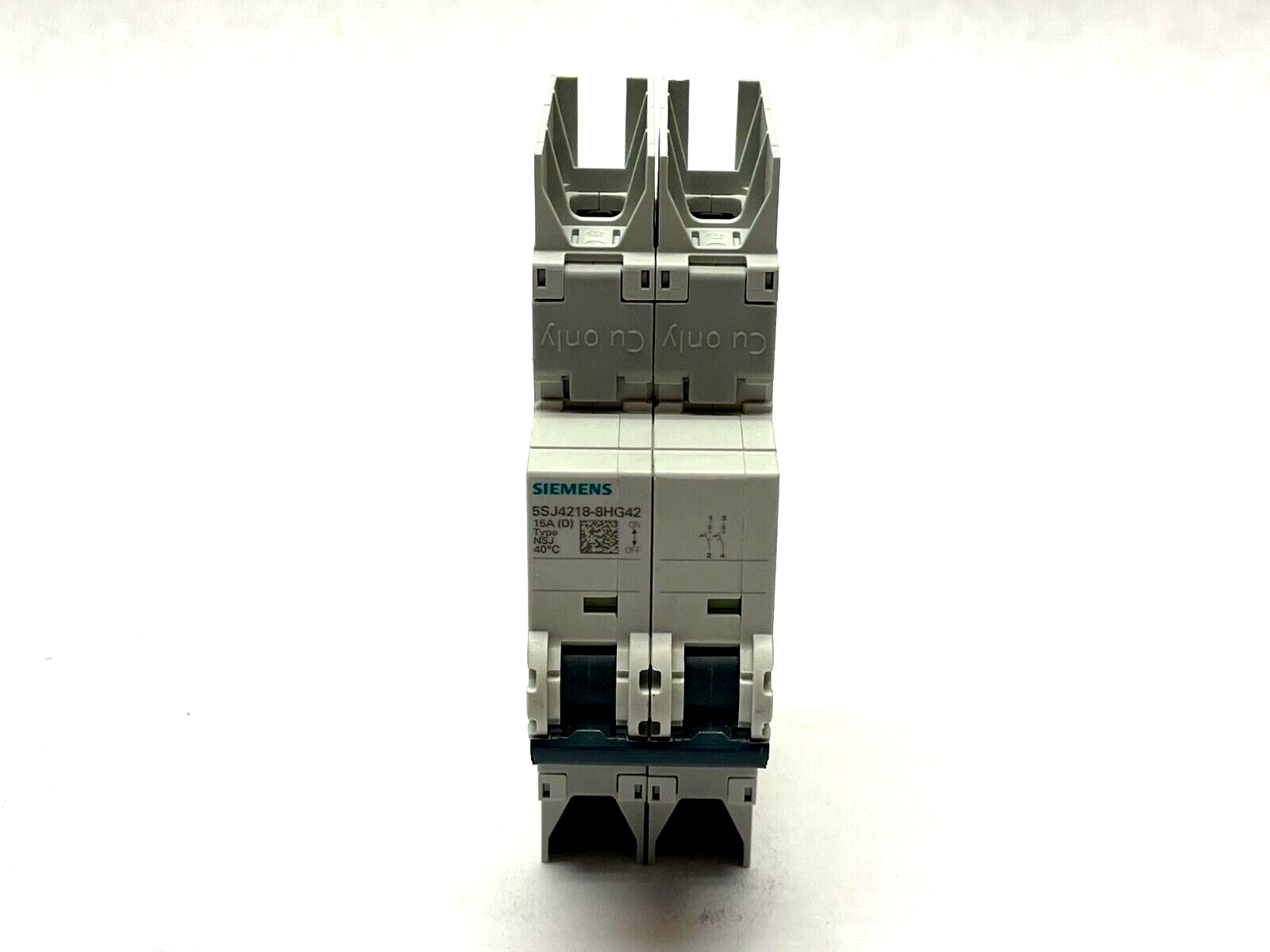 Siemens 5SJ4218-8HG42 Miniature Circuit Breaker 15A 2P - Maverick Industrial Sales