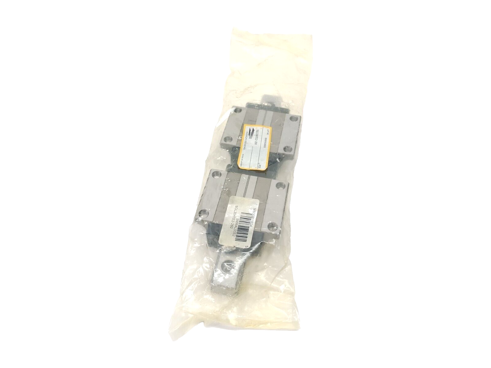 Nippon Bearing SGL30HTE2-280 Linear Slide Bearing Guide Assembly 280mm, 2 Blocks - Maverick Industrial Sales