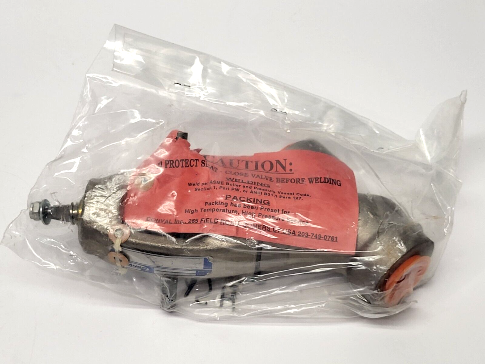 Conval 12G2J-S055F-3123 Steel Socket Weld Globe Valve 1" - Maverick Industrial Sales