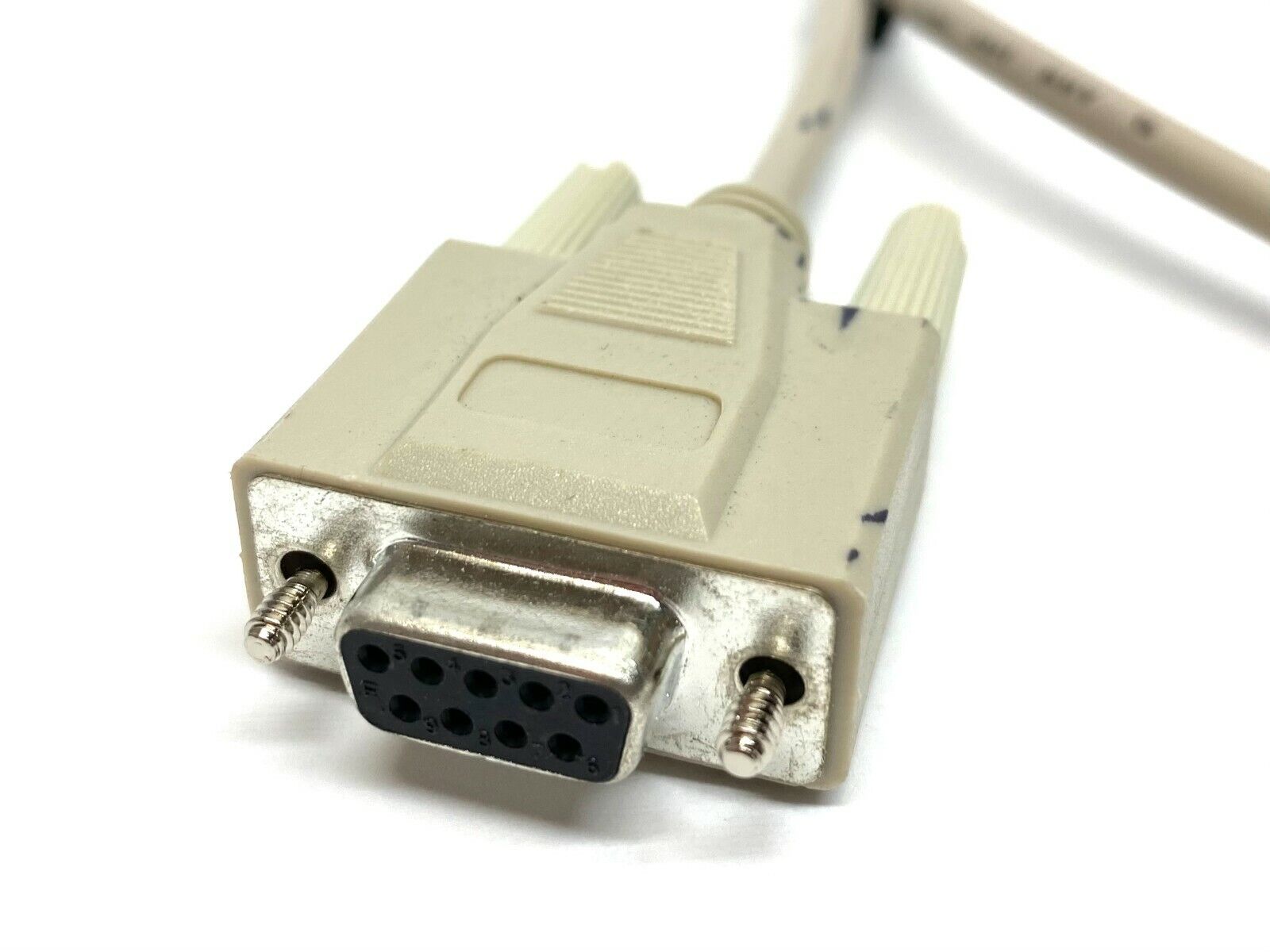 8 Pin Mini DIN Male Elbow to DB9 Female Cable 3ft Length - Maverick Industrial Sales