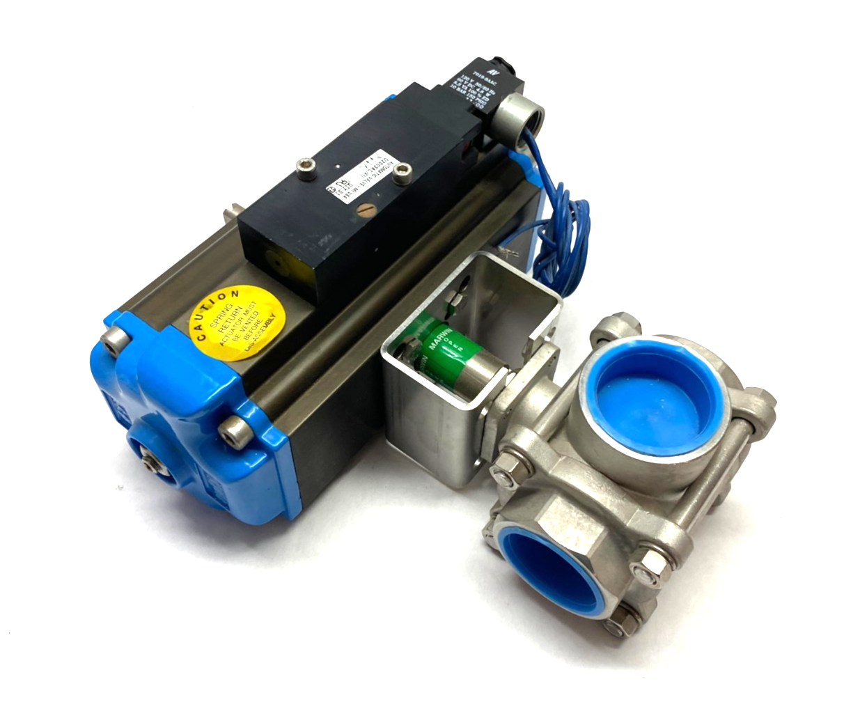 Marwin UT Series Pneumatic Ball Valve Actuator Assembly 1-1/2" 3-Way - Maverick Industrial Sales