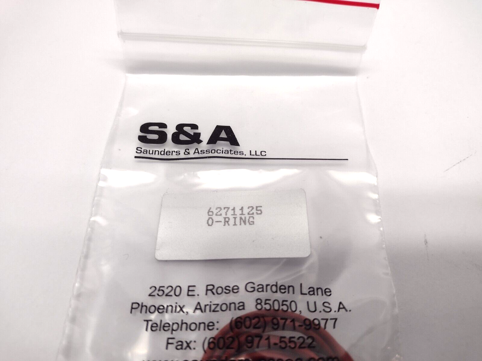 Saunders and Associates 6271125 VC LC TH Stack O-Ring Pack - Maverick Industrial Sales