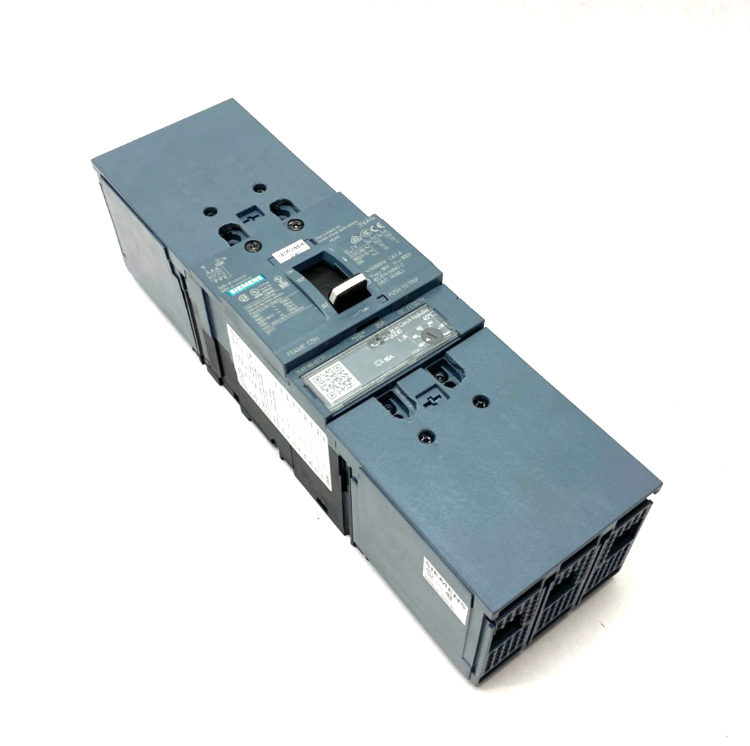 Siemens 3VA5180-6EC31-0AA0 Circuit Breaker 3-Pole 125 Breaking Capacity - Maverick Industrial Sales