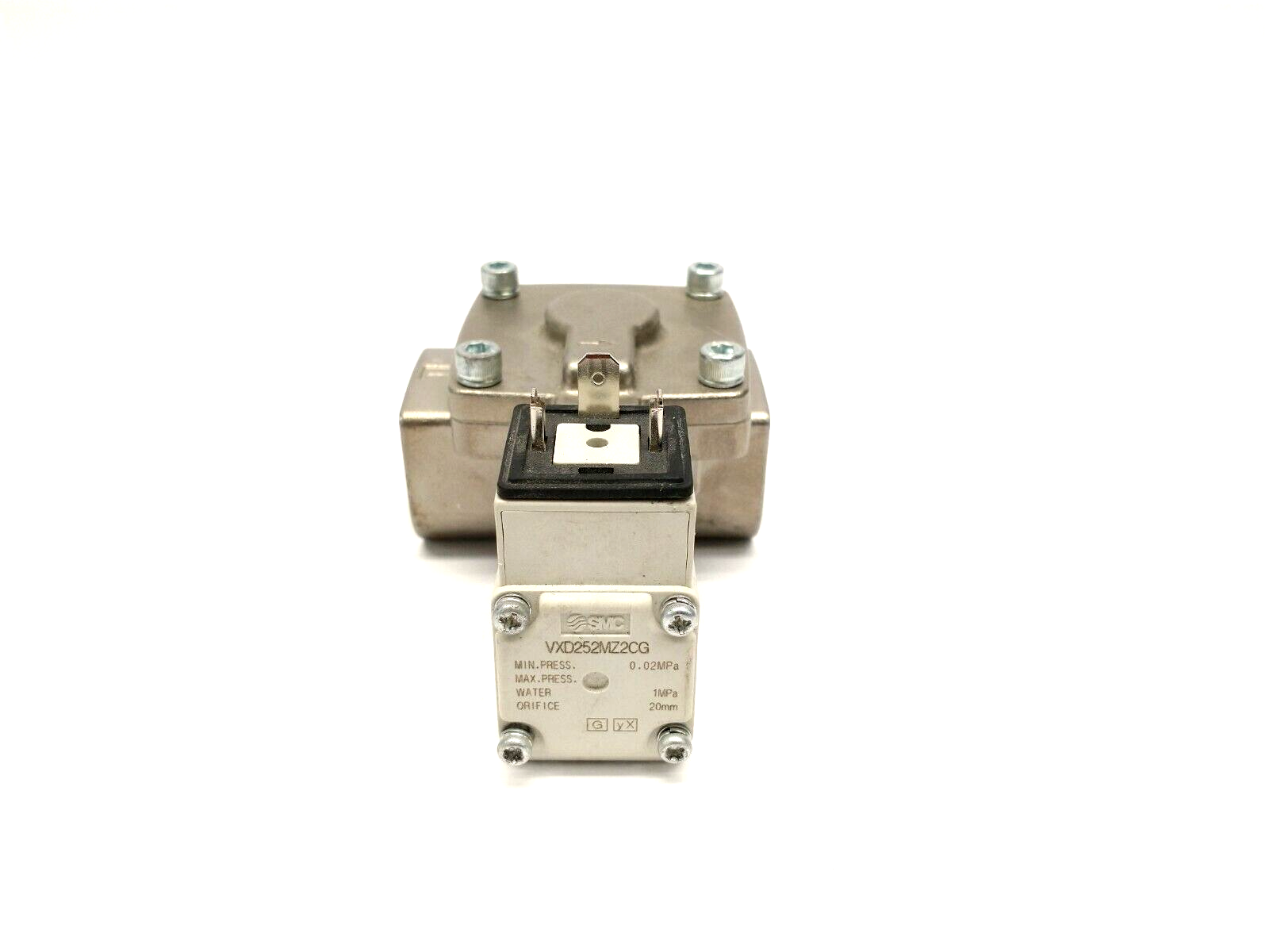 SMC VXD252MZ2CG Pilot Operated 2-Port Solenoid Valve 20mm Orifice 110VAC - Maverick Industrial Sales