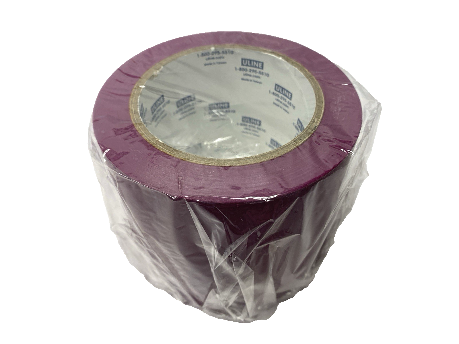 S-16877 | Uline Industrial Vinyl Safety Tape Purple 4" x 36 yds LOT OF 2 - New - Maverick Industrial Sales