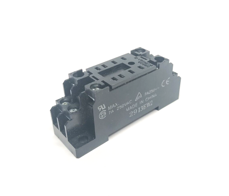 Omron PYF08A-E Relay Socket, 8-Position Plug-In Relay Base 250VAC 7A LOT OF 5 - Maverick Industrial Sales