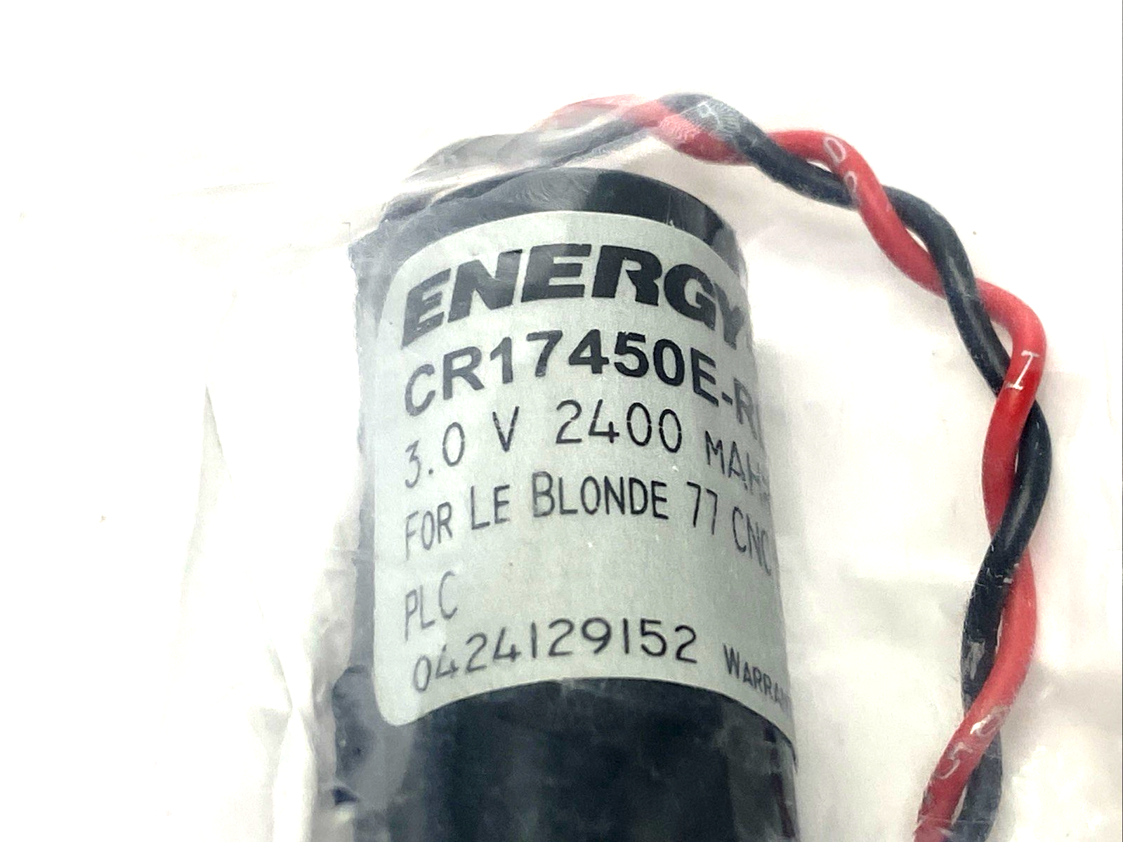 Energy+ CR17450E-RL 3V Battery Pack For GE Fanuc CNC - Maverick Industrial Sales