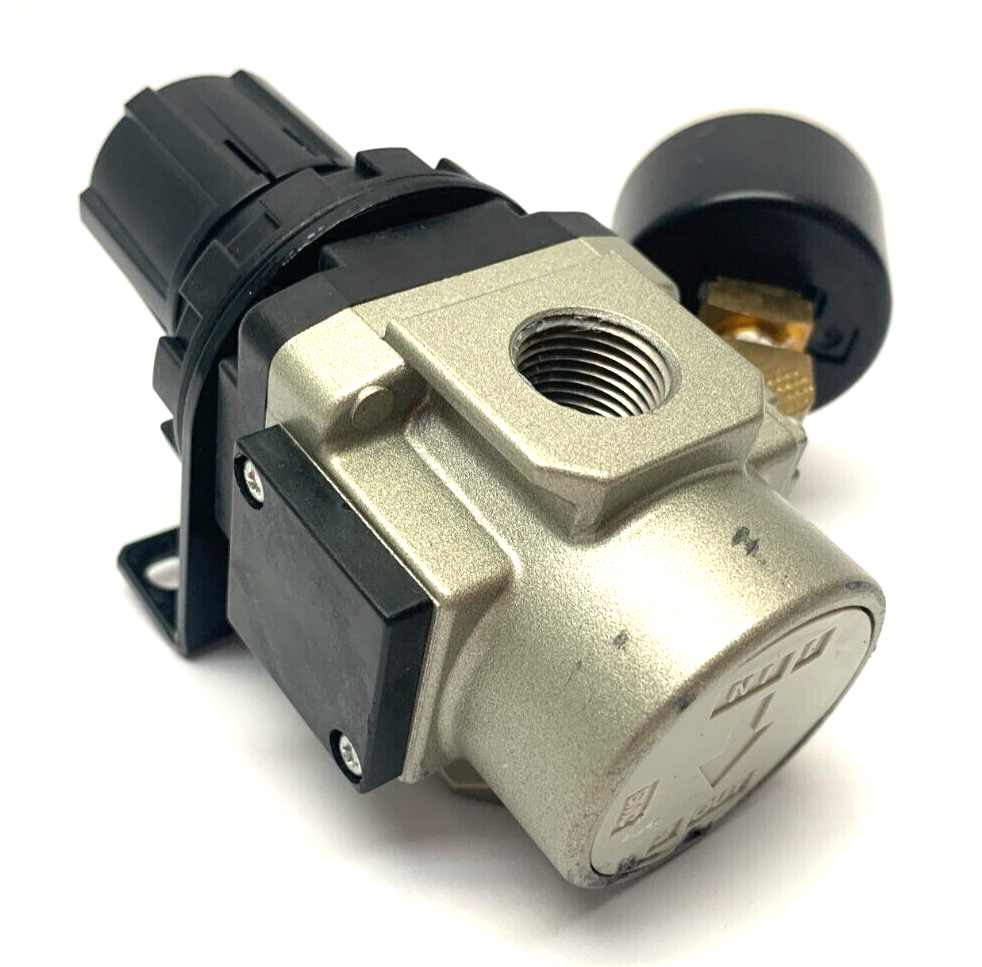 SMC AR30K-N03-RZ Modular Air Regulator 3/8" NPT w/ Bracket Mount & Gauge - Maverick Industrial Sales
