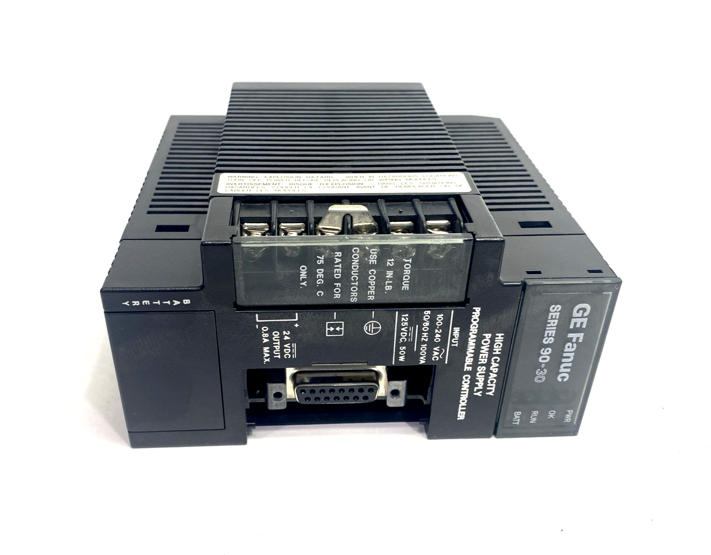 IC693PWR330F | GE Fanuc Power Supply 120VAC HI-CAP 30W - Used - Maverick Industrial Sales