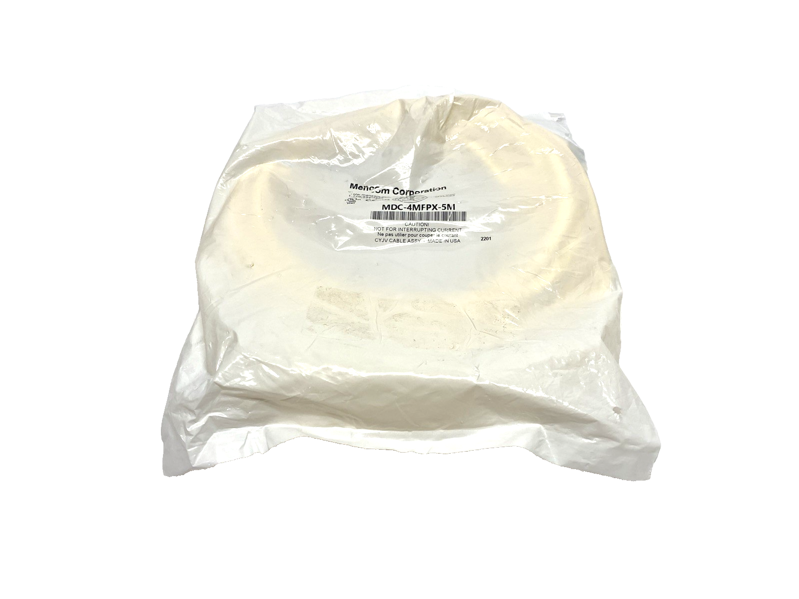 MDC-4MFPX-5M | Mencom Cordset M12 Male To Female 4-Pin 5m - New - Maverick Industrial Sales