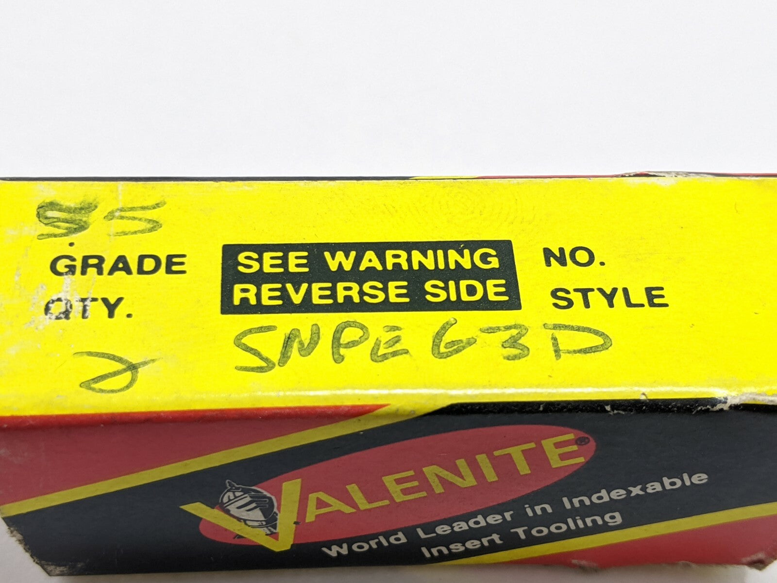 Valenite SNPE63D Carbide Insert PACKAGE OF 3 - Maverick Industrial Sales
