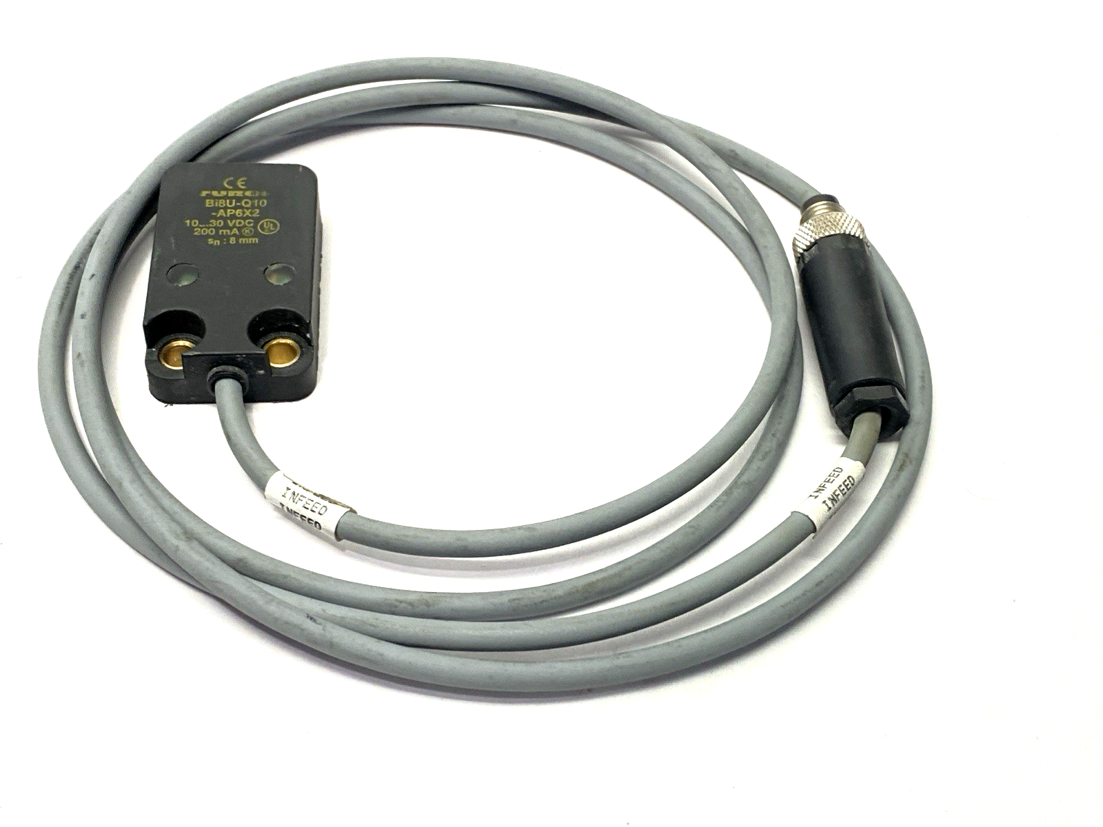Bi8U-Q10-AP6X2 | Turck Inductive Sensor 200mA 10-30VDC 1662001 - Used - Maverick Industrial Sales